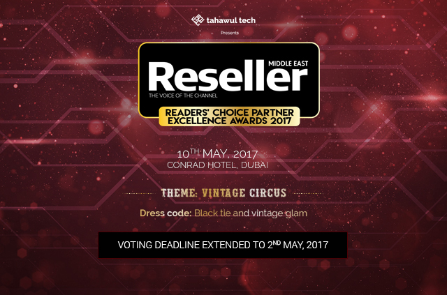 Reseller Middle East Partner Excellence Conference and Awards 2017 | Conrad Hotel | 10th May 2017 | VOTE NOW!